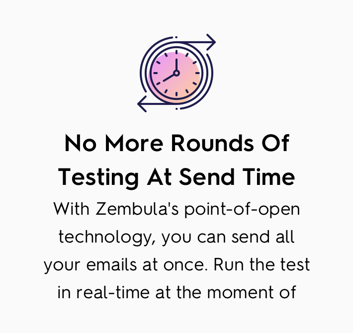 No more rounds of testing with zembula's point of open technology