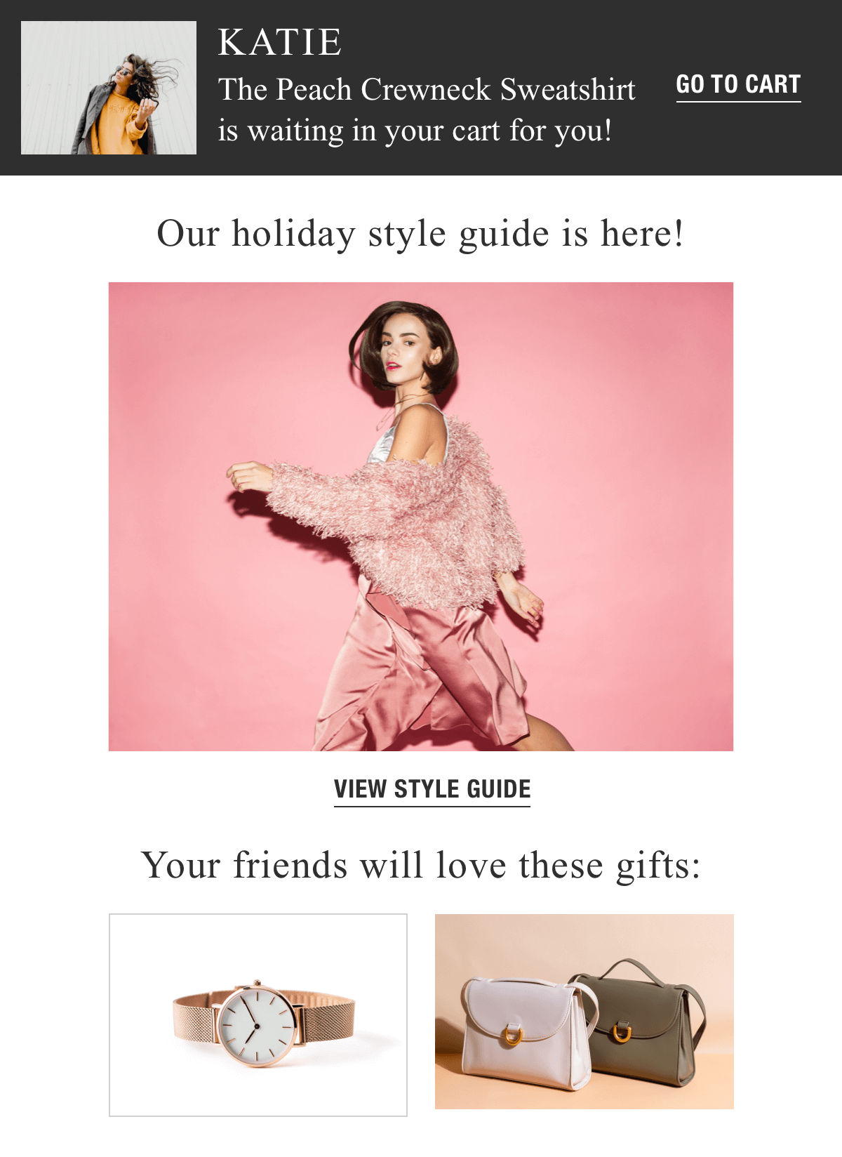 Fashion Email Mock up