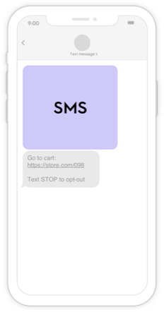 SMS mock up