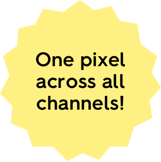 One pixel across all channels