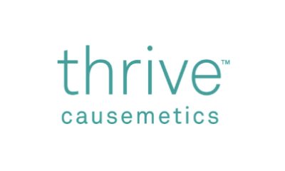 Thrive Causemetics Company Logo In Teal