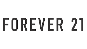 Black Text Reading &Quot;Forever 21&Quot; On A White Background.