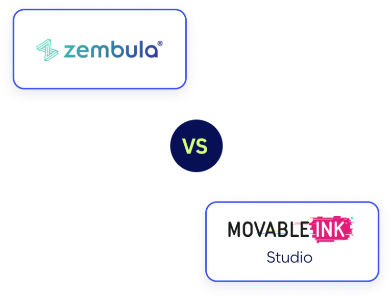 Zembula vs Movable Ink Studio | Zembula