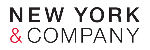 The Logo Shows The Words &Quot;New York &Amp; Company&Quot; In Uppercase Letters, With The Ampersand Symbol In Red And The Other Text In Black On A Transparent Background.