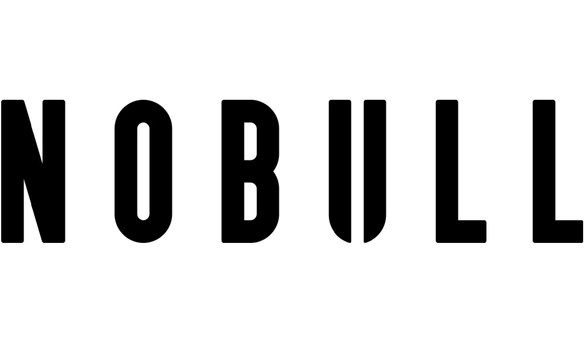 The Image Displays The Word &Quot;Nobull&Quot; In Bold, Black, Uppercase Letters On A White Background.