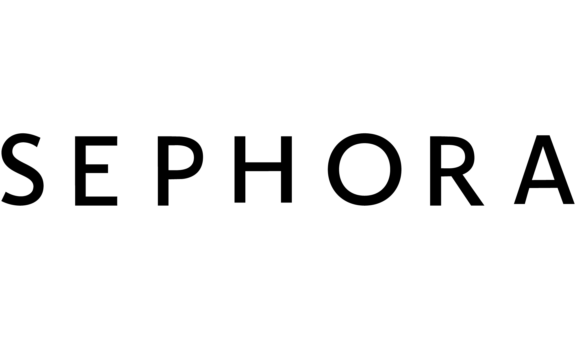 The word "SEPHORA" in bold, black, uppercase letters on a white background.